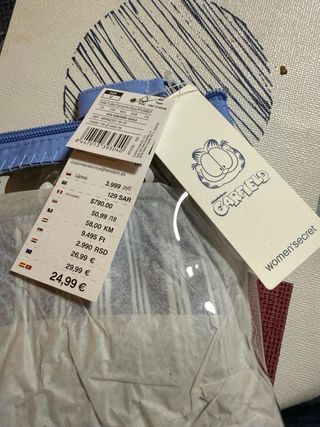 Neceser Women'secret Garfield Azul