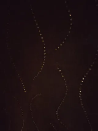 Pantalón vaquero negro con pedrería