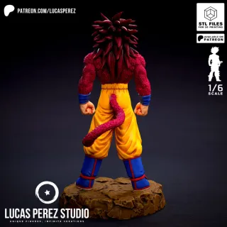 Figura Goku SSJ4, Dragon Ball Daima, kit de resina