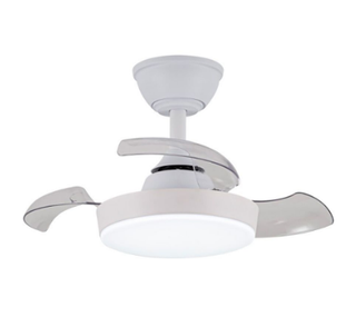 Ventilador Techo LED Palas Retráctiles