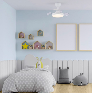 Ventilador Techo LED Palas Retráctiles