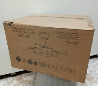 Ventilador Techo LED Palas Retráctiles