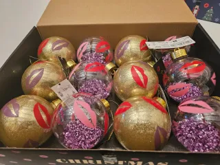 12 Bolas Navidad Pink Party Ed. Limitada