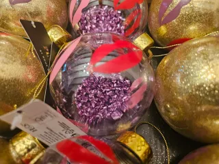 12 Bolas Navidad Pink Party Ed. Limitada