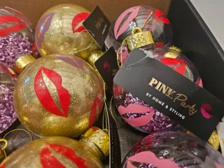 12 Bolas Navidad Pink Party Ed. Limitada