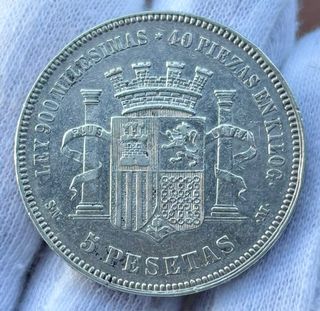 Moneda 5 Pesetas Plata 1870 *(18-70). EBC
