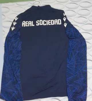 Sudadera Macron Azul Media Cremallera