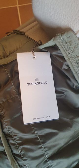 Chaleco acolchado verde oliva