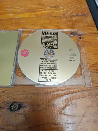 CD Mahler Sinfonía No. 8 Sir Colin Davis