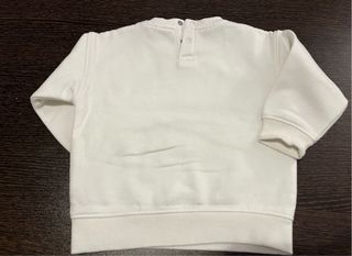 Sudadera infantil blanca