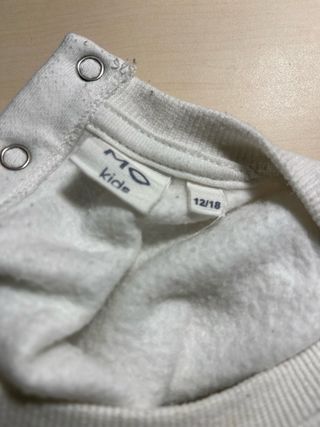 Sudadera infantil blanca