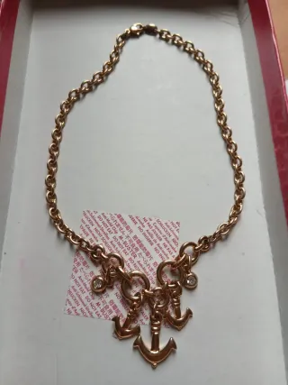 Collana vintage con ancorette