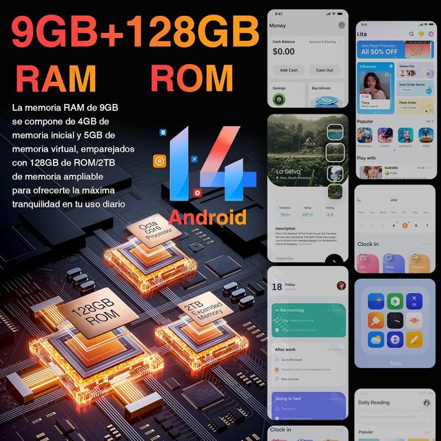 Celular DOOGEE Blade 10 128GB NFC