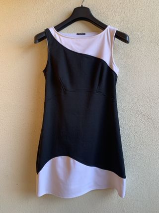 Vestito Motivi donna TG. 44 nero/bianco