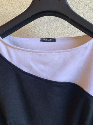 Vestito Motivi donna TG. 44 nero/bianco