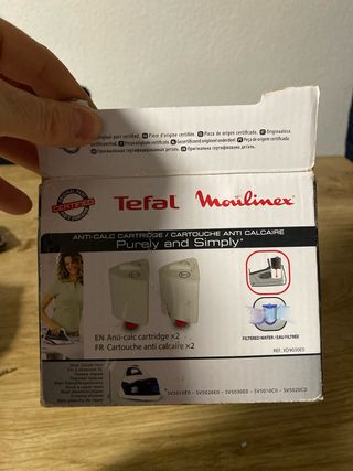 2 Cartuchos Antical Tefal Moulinex