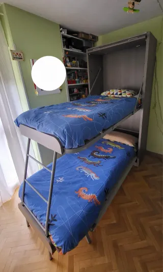 Cama Litera Doble Plegable