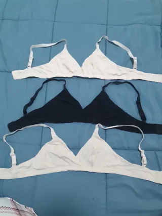 Lote 3 Sujetadores Beige y Negro