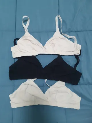 Lote 3 Sujetadores Beige y Negro