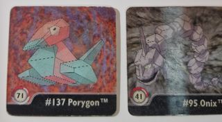 Calamite Pokemon x3 Porygon Onix Seaking