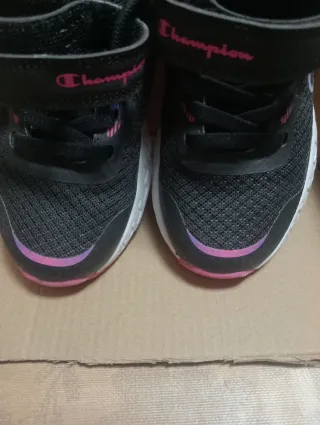 Scarpe sportive Champion bambina nere e rosa n.30