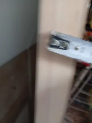 Puerta blindada madera