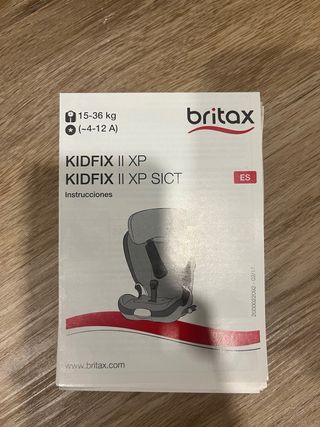 Silla coche Britax Römer Isofix de 4 a 12 años.