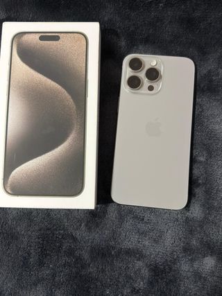 iPhone 15 Pro Max Gris/Plata