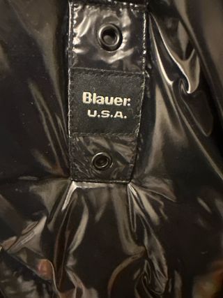 Chaqueta Blauer brillo negra (SE ACEPTAN OFERTAS)