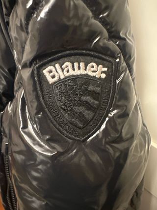 Chaqueta Blauer brillo negra (SE ACEPTAN OFERTAS)