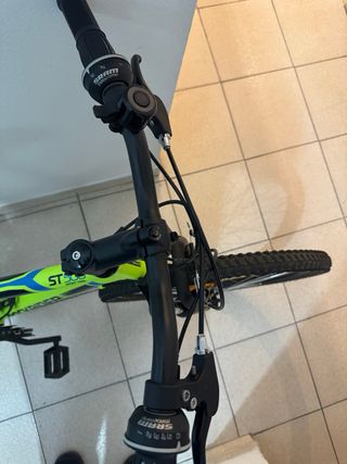 Bicicleta Rockrider ST500 Verde Neón