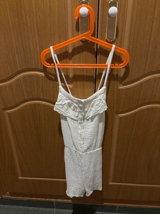 Mono corto blanco niña