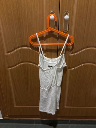 Mono corto blanco niña