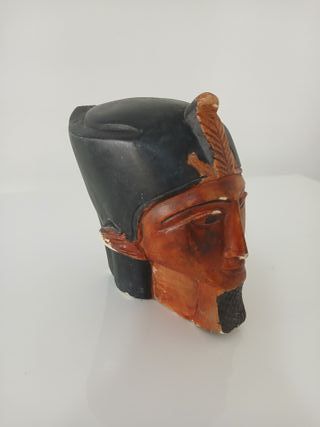 Scultura Testa Faraone Ramses Pietra