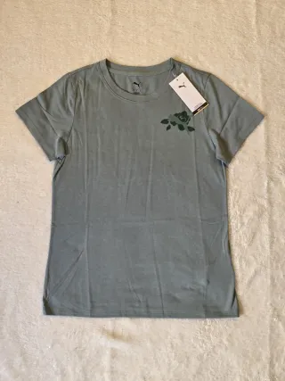 Camiseta Puma Verde Mujer