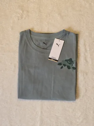 Camiseta Puma Verde Mujer