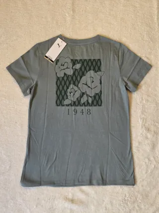 Camiseta Puma Verde Mujer