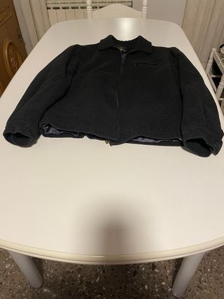 Cazadora hombre negra