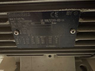 Motor Eléctrico Siemens con Polea