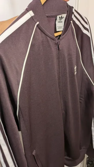 Chaqueta chándal Adidas Talla L Morado