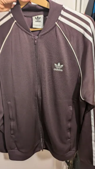 Chaqueta chándal Adidas Talla L Morado