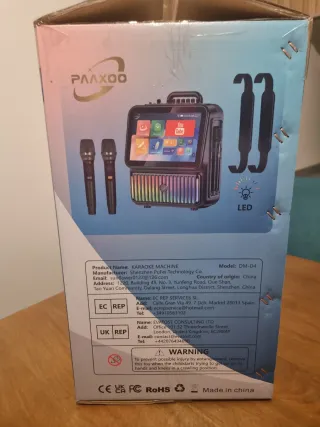Karaoke PAAXOO DM-D4 Nuevo Sin Usar