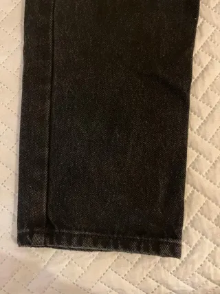 Pantalones Pull&Bear negros anchos T.38