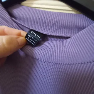 Suéter Morado Manga Larga Mujer