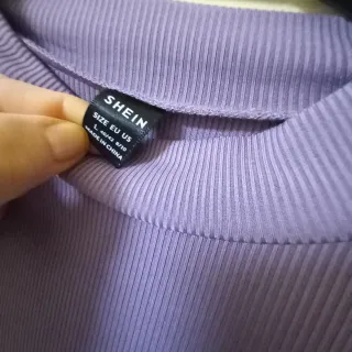 Suéter Morado Manga Larga Mujer