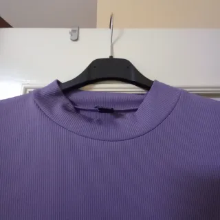 Suéter Morado Manga Larga Mujer