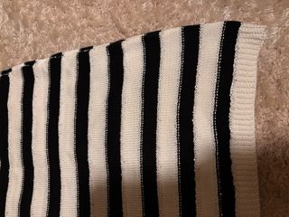 Falda GD PARIS rayas blanco y negro