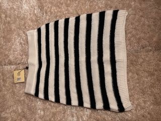 Falda GD PARIS rayas blanco y negro