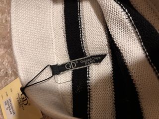 Falda GD PARIS rayas blanco y negro