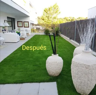 Césped artificial y jardinería
